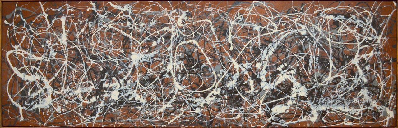 Number 13A Arabesque Jackson Pollock Oil Paintings